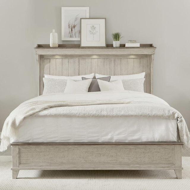 Liberty Furniture Ivy Hollow - California King Mantle Bed - White