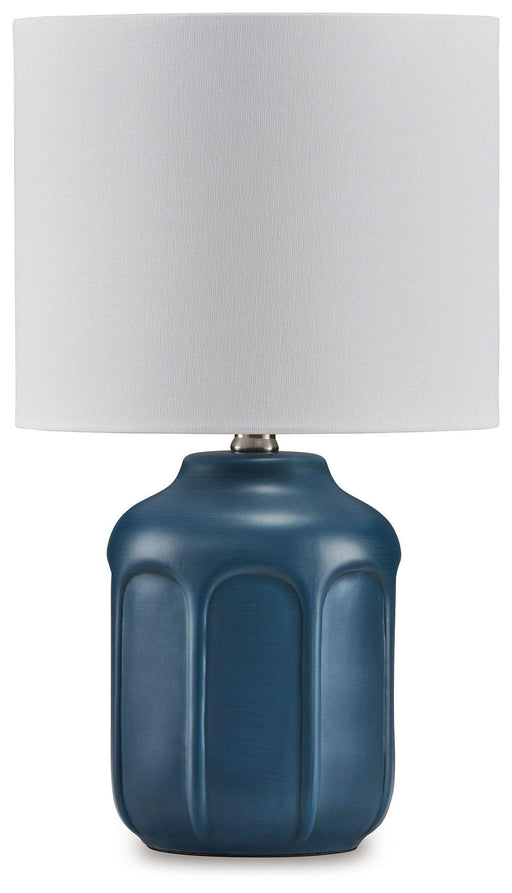 Ashley Gierburg Ceramic Table Lamp (1/CN) - Teal