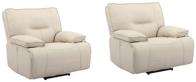 Parker House Spartacus - Power Recliner (Set of 2) - Oyster