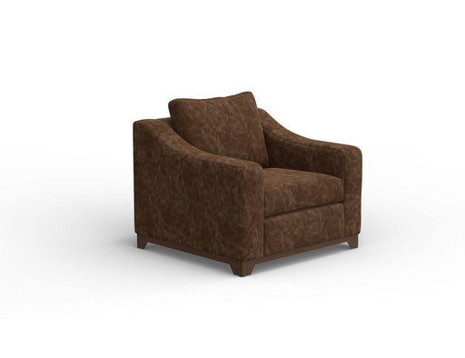 International Furniture Direct Natural Parota - Armchair - Chocolate Brown