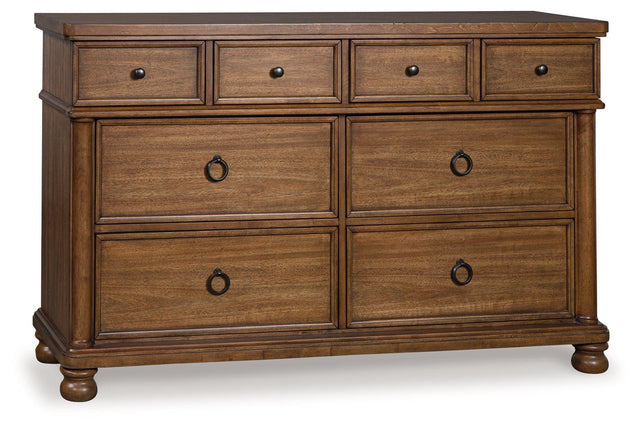 Ashley Rowlenstown Dresser - Brown