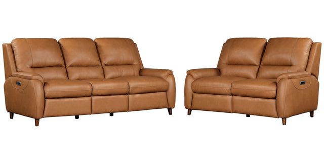Parker House Austin - Power Reclining Sofa And Loveseat - Caramel Cream