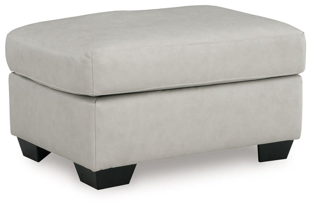 Ashley Santorine Ottoman - Bone