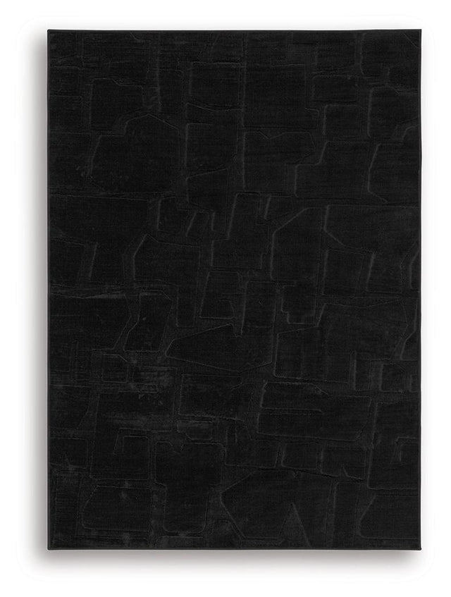 Ashley Gibbswell Washable Medium Rug - Black