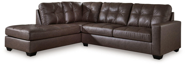 Ashley Barlin Mills - Umber - 2-Piece Sectional With Laf Corner Chaise