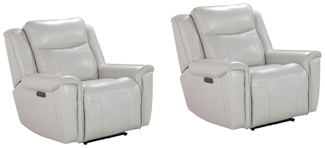 Parker House Atlantis - Power Zero Gravity Recliner (Set of 2) - Whisper Ivory