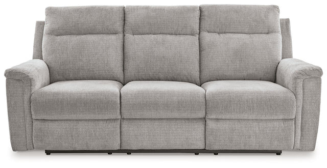 Ashley Barnsana Reclining Power Sofa - Ash
