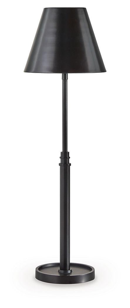 Ashley Wimner Metal Table Lamp (1/CN) - Antique Bronze Finish