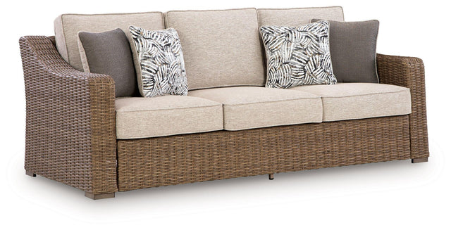 Ashley Laguna Heights Sofa with Cushion - Beige