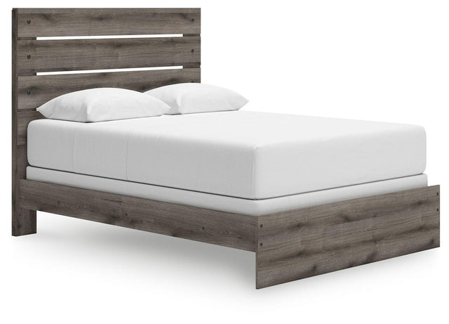 Ashley Graystorm - Brown Gray - Queen Panel Bed