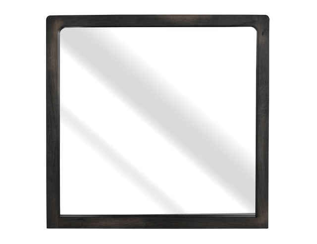 International Furniture Direct Black Balam - Mirror - Oil Black