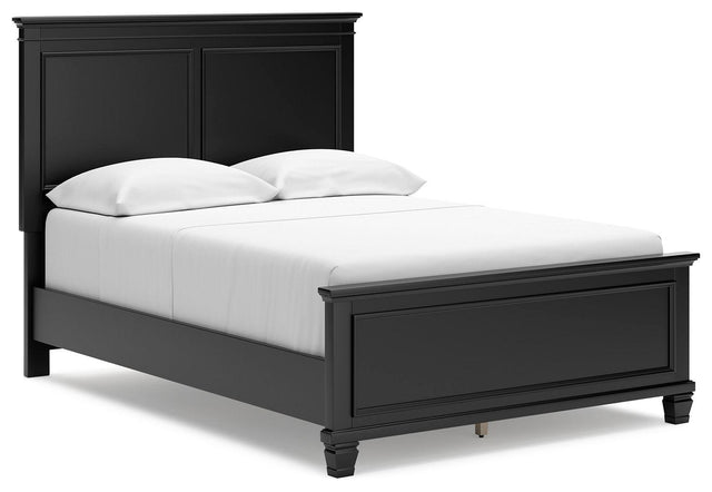 Ashley Lanolee - Black - Full Panel Bed