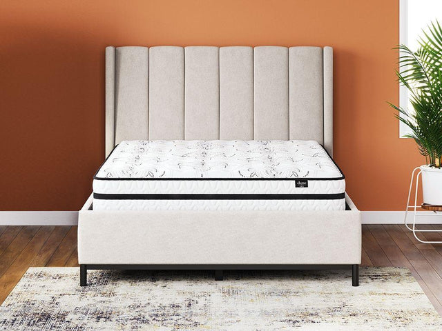 Ashley Chime 10 Inch Hybrid Queen Mattress - White