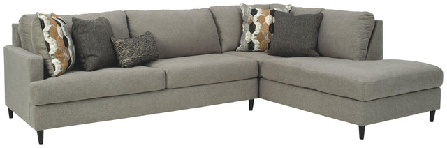 Ashley Santasia - Granite - Right Arm Facing Corner Chaise 2 Pc Sectional