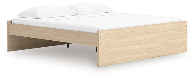 Ashley Onita - Natural - King Platform Bed