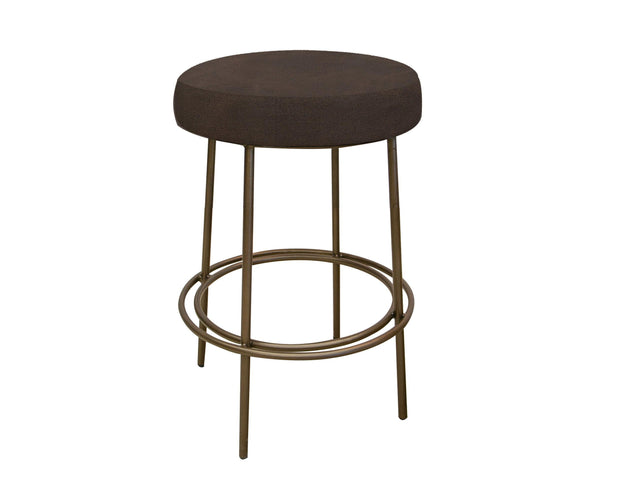 International Furniture Direct Frida - 24" Stool - Chocolate Brown