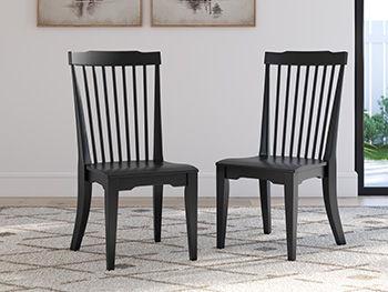 Ashley Brenkerton Dining Room Side Chair (2/CN) - Black