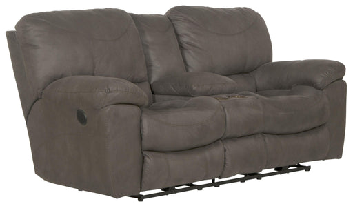 Catnapper Trent - Power Reclining Console Loveseat - Charcoal