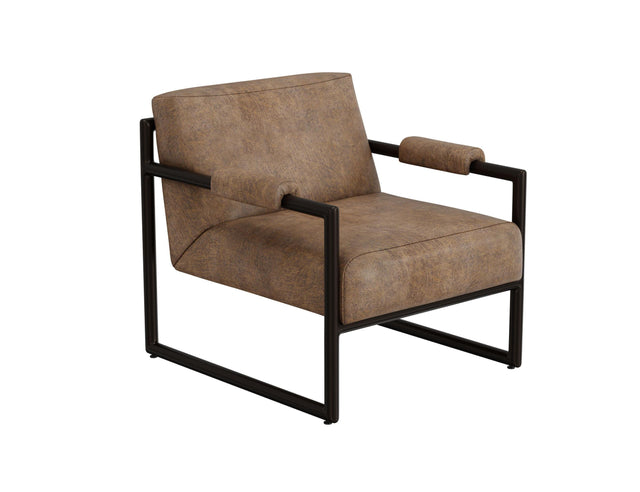 International Furniture Direct Galena - Armchair - Light Brown
