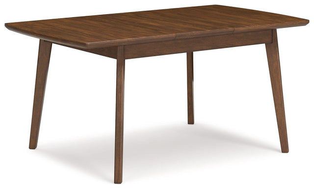 Ashley Lyncott RECT DRM Butterfly EXT Table - Brown