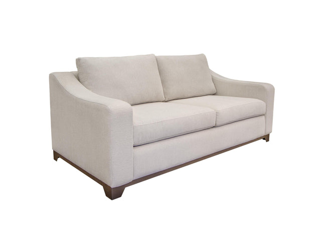 International Furniture Direct Natural Parota - Loveseat - Mink Withe