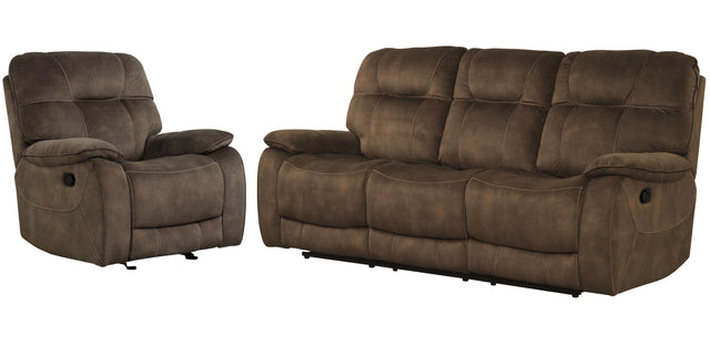 Parker House Cooper - Manual Reclining Sofa And Recliner - Shadow Brown