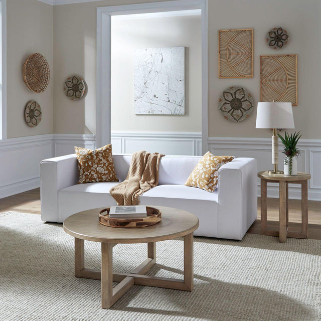 Liberty Furniture Proximity Place - Optional 3 Piece Table Set - Barley Buff