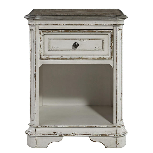 Liberty Furniture Magnolia Manor - 1 Drawer Nightstand - White