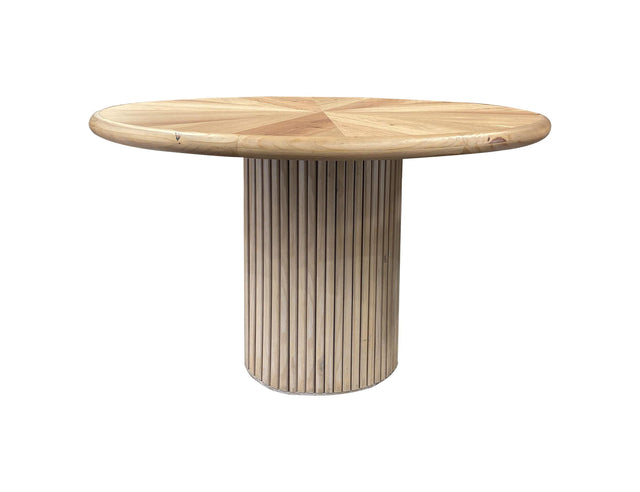 International Furniture Direct Giza - Round Table - Hazelnut