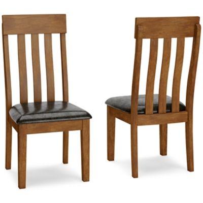 Ashley Ralene Dining UPH Side Chair (2/CN) - Medium Brown