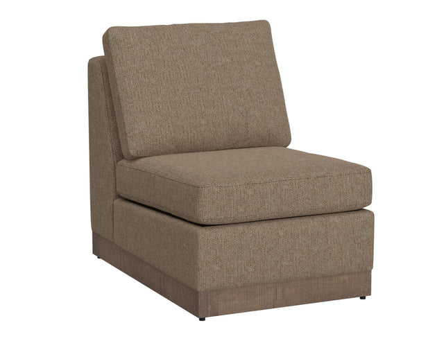 International Furniture Direct Georgia - Armless Chair - Camel Brown