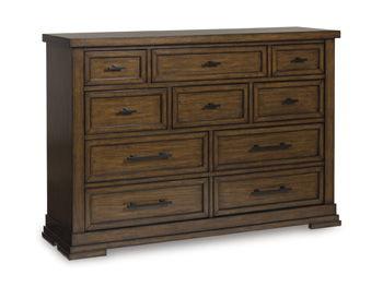 Ashley Taffenbrook Dresser - Medium Brown