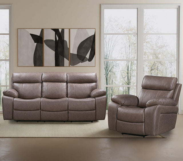 Parker House Theon - Manual Reclining Sofa And Recliner - Stokes Toffee