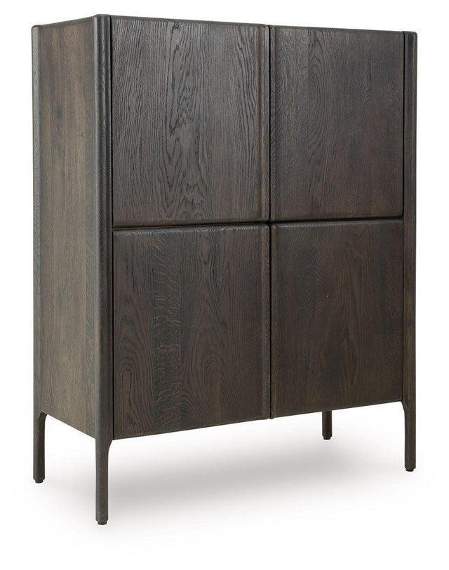 Ashley Orsonal Accent Cabinet - Espresso Brown