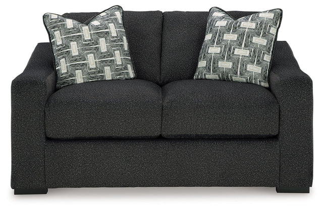 Ashley Wryenlynn Loveseat - Onyx