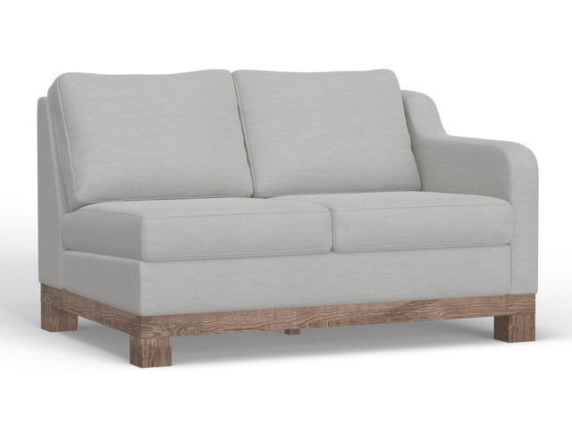 International Furniture Direct Samba - Loveseat Two-Cushion - Ecru Beige