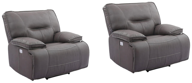 Parker House Spartacus - Power Recliner (Set of 2) - Haze
