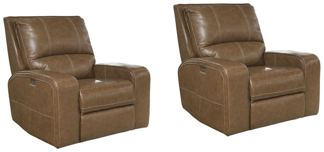 Parker House Swift - Power Recliner (Set of 2) - Bourbon