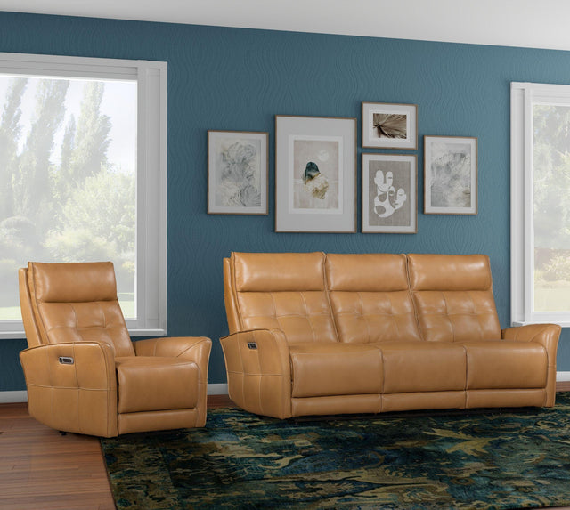 Parker House Gershwin - Power Reclining Sofa And Recliner - Lucca Butterscotch