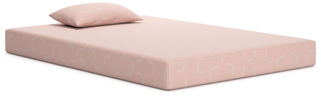Ashley iKidz Coral Twin Mattress and Pillow 2/CN - Coral