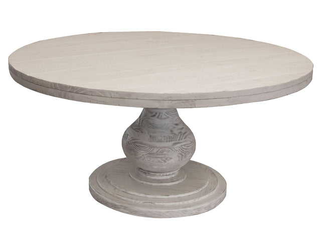 International Furniture Direct Bonanza - Round Dining Table - Ivory