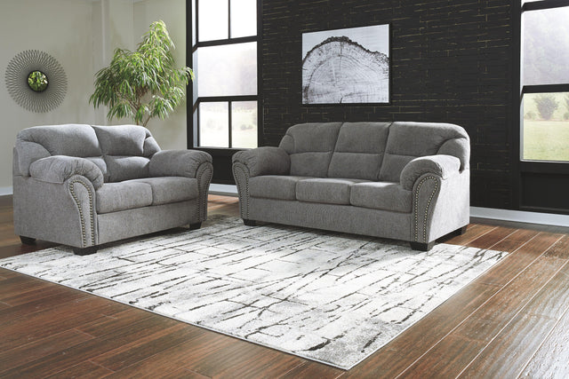 Ashley Allmaxx - Pewter - 2 Pc. - Sofa, Loveseat