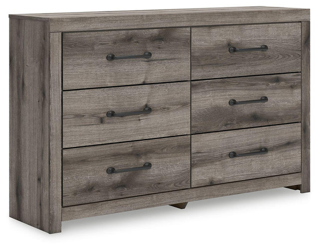 Ashley Graystorm Six Drawer Dresser - Brown Gray