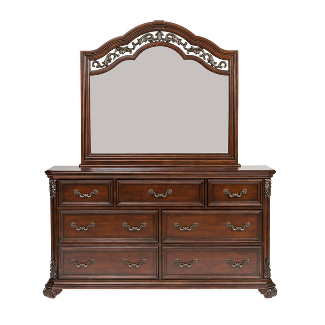 Liberty Furniture Messina Estates - Dresser & Mirror - Dark Brown