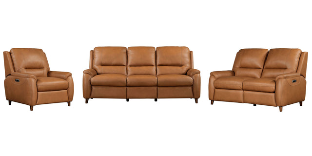Parker House Austin - Power Reclining Sofa, Loveseat And Recliner - Caramel Cream