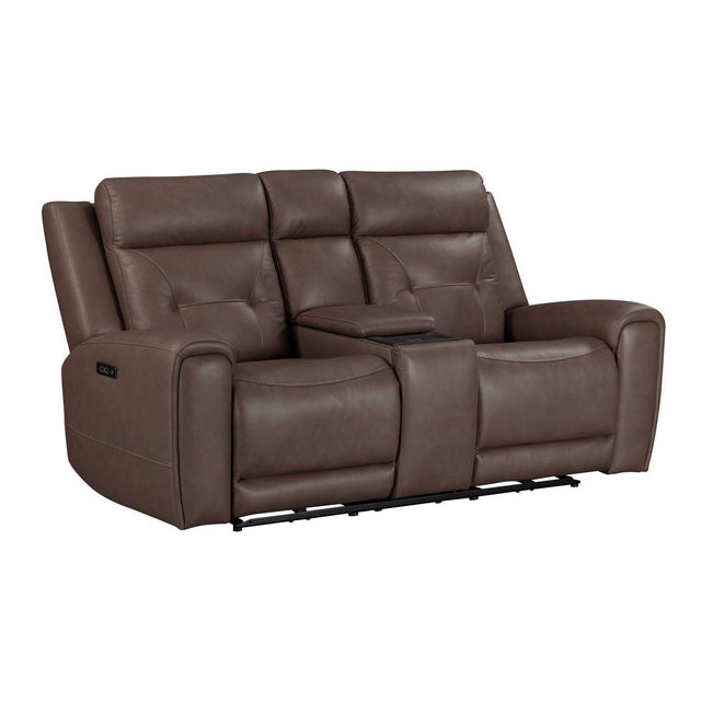 Liberty Furniture Beckham - Loveseat With Console P2 & ZG - Brown