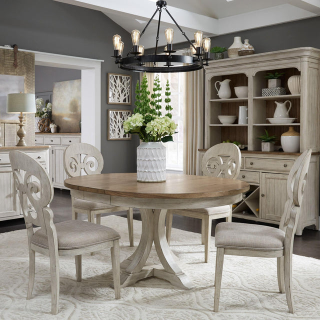 Liberty Furniture Farmhouse Reimagined - Pedestal Table - White