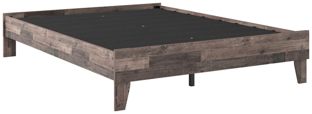 Ashley Neilsville Queen Platform Bed - Multi Gray