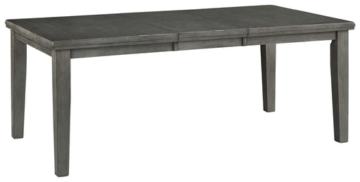 Ashley Hallanden RECT DRM Butterfly EXT Table - Gray