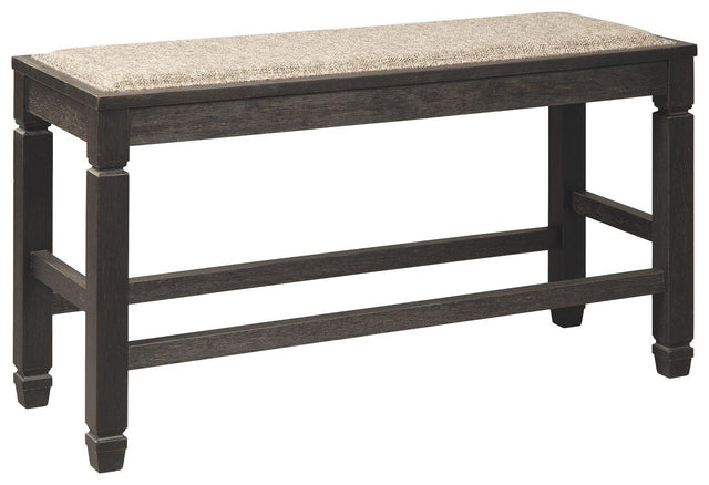 Ashley Tyler Creek DBL Counter UPH Bench (1/CN) - Antique Black